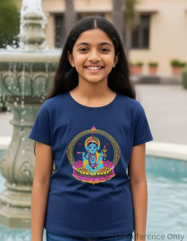 Vraj Laal Girl's Crew Neck T-Shirt