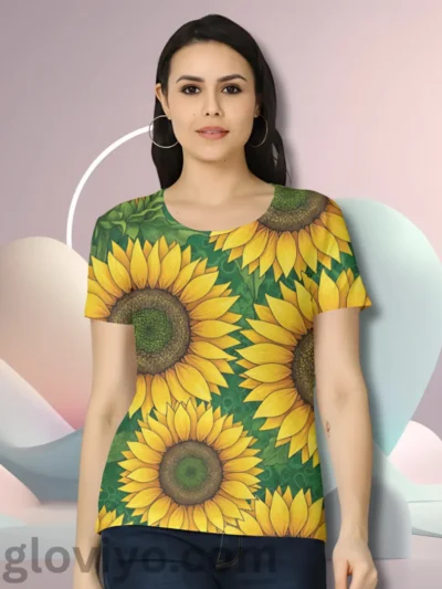 Sunflower Punch Woman AOP T-shirt