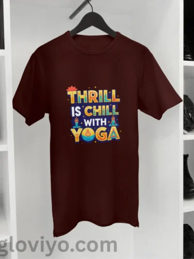 Thrill is Chill with Yoga Unisex Supima T-Shirt