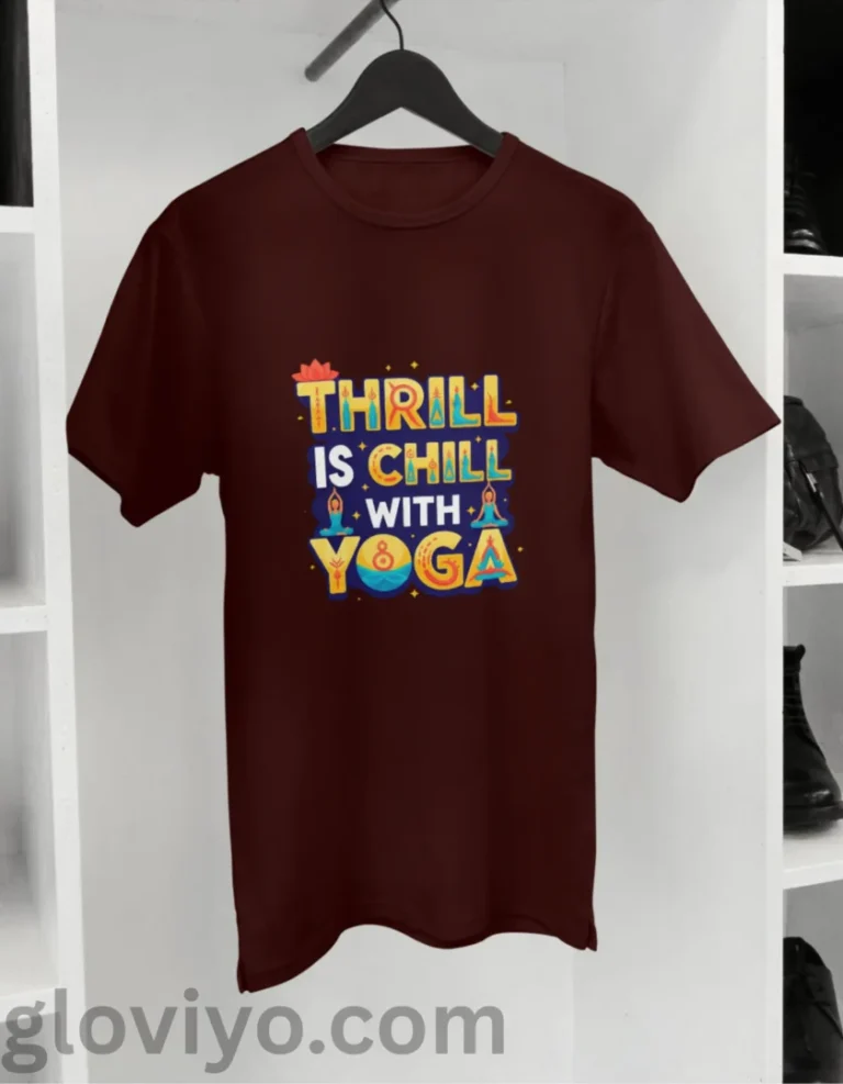 Thrill is Chill with Yoga Unisex Supima T-Shirt
