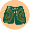 Tie Dye Shorts