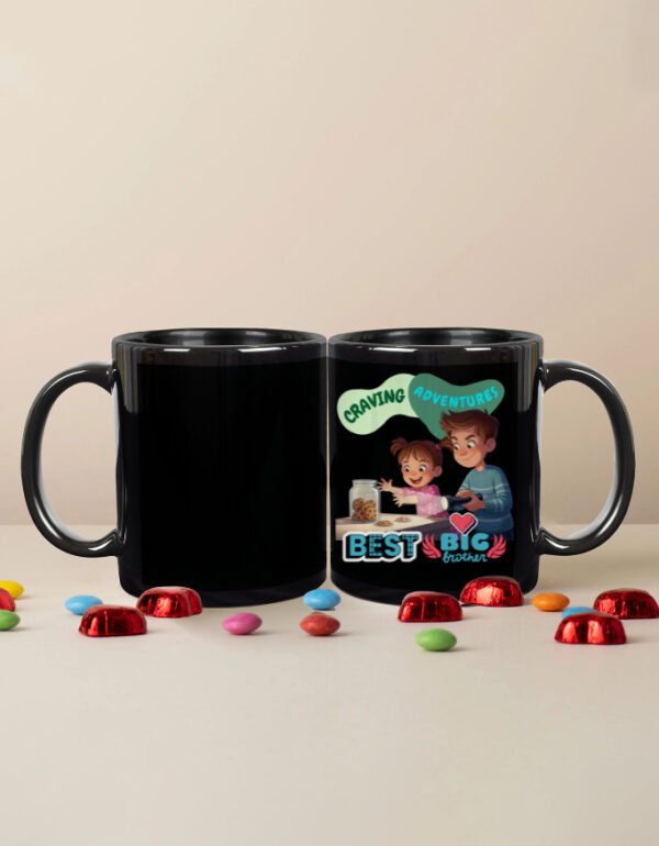 best elder brother black coffee mug