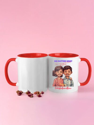 Candid Forever mug red