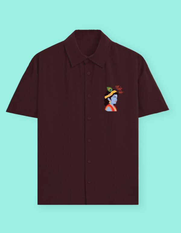 dharmo rakshati shirt Maroon
