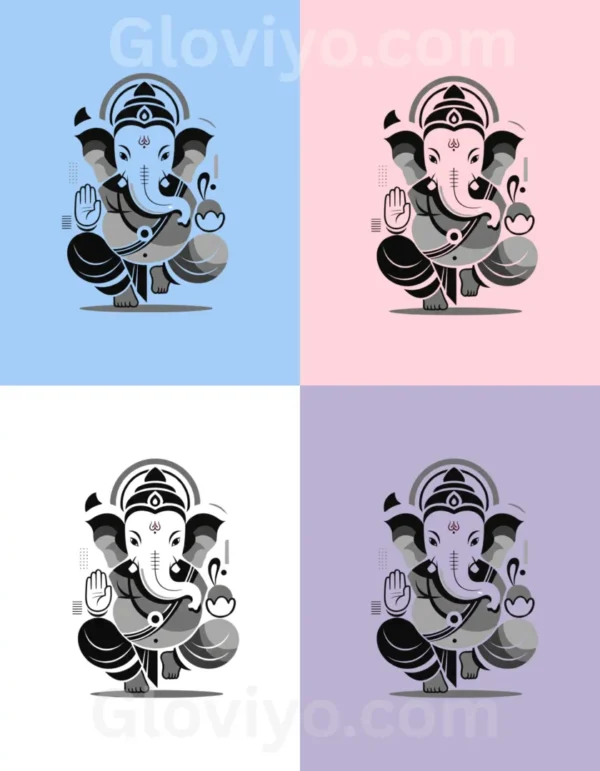Ganesha Monochrome Unisex Oversized Shirt - Image 7