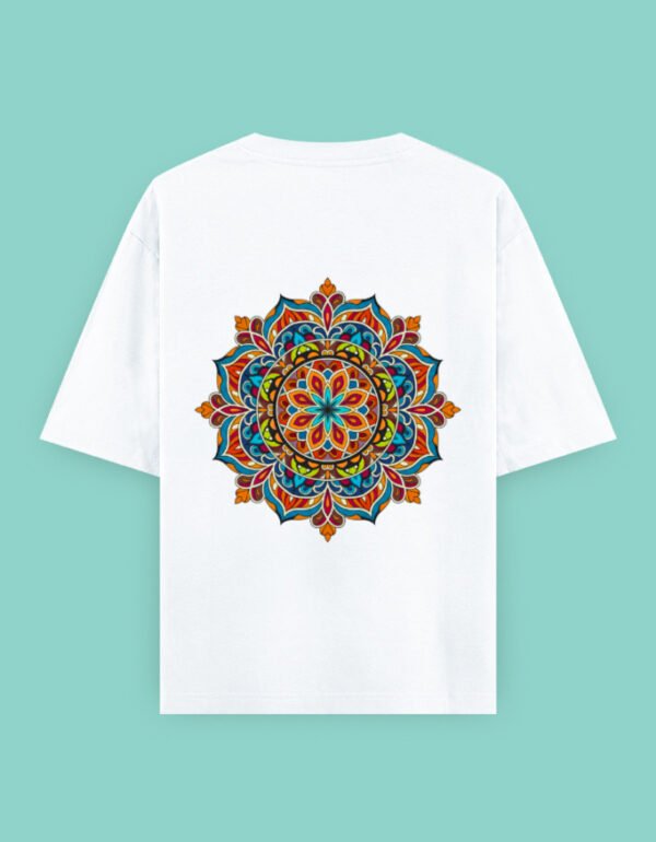 Navratri Theme Krishna Unisex Oversized Classic T-Shirt - Image 26