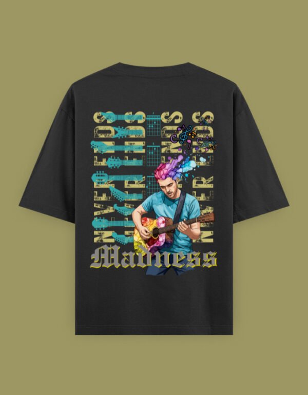 Guitar Madness Unisex Oversized Classic T-Shirt - Image 11