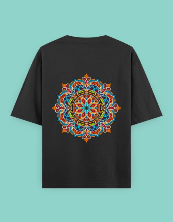 Navratri Theme Krishna Unisex Oversized Classic T-Shirt - Image 23