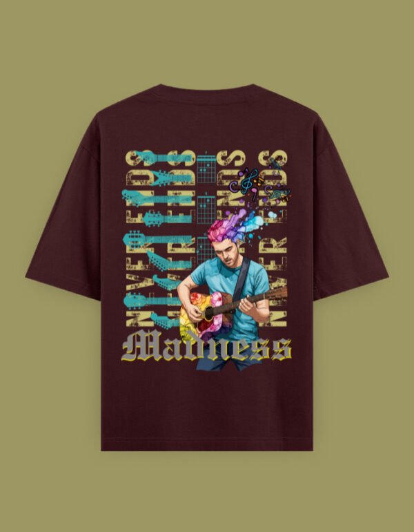 Guitar Madness Unisex Oversized Classic T-Shirt - Image 5