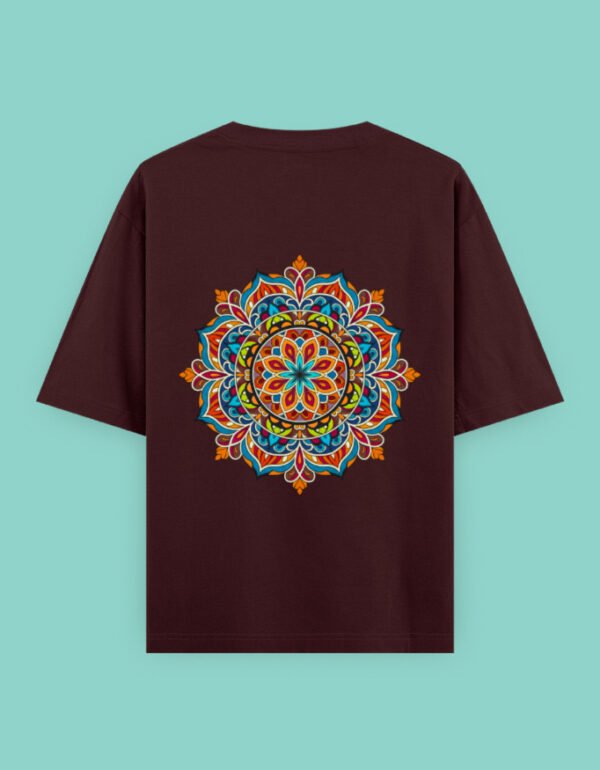 Navratri Theme Krishna Unisex Oversized Classic T-Shirt - Image 15