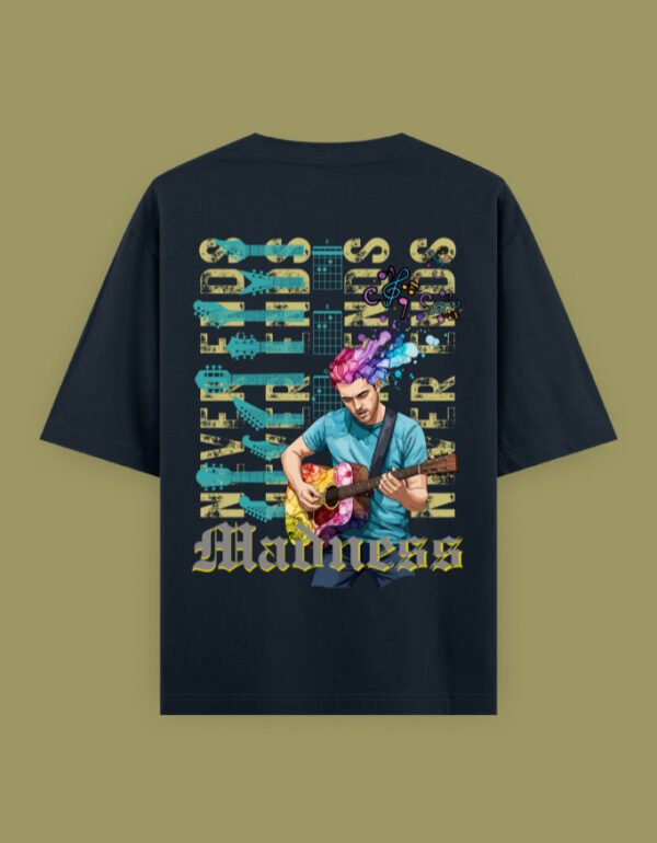 Guitar Madness Unisex Oversized Classic T-Shirt - Image 10