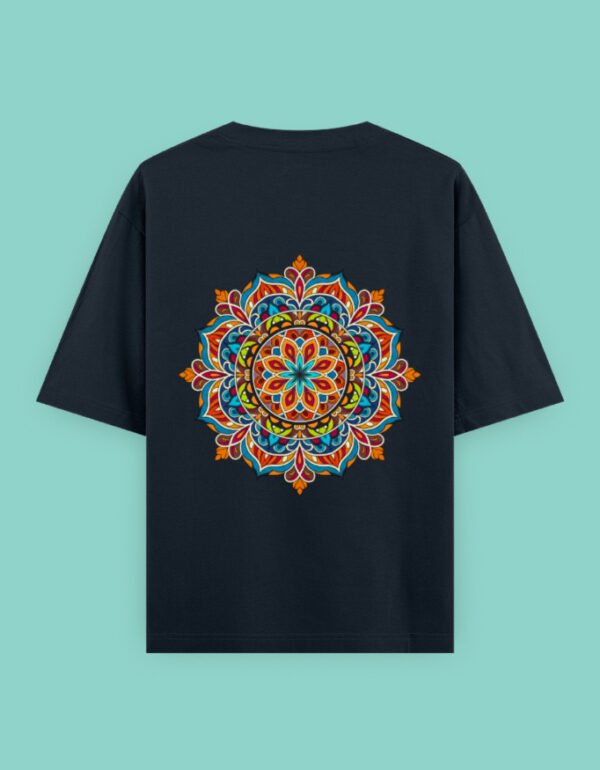 Navratri Theme Krishna Unisex Oversized Classic T-Shirt - Image 21