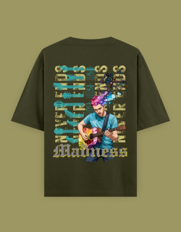 Guitar Madness Unisex Oversized Classic T-Shirt - Image 6