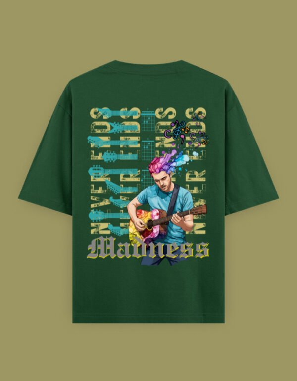 Guitar Madness Unisex Oversized Classic T-Shirt - Image 9