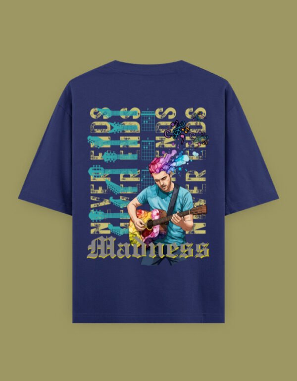 Guitar Madness Unisex Oversized Classic T-Shirt - Image 8