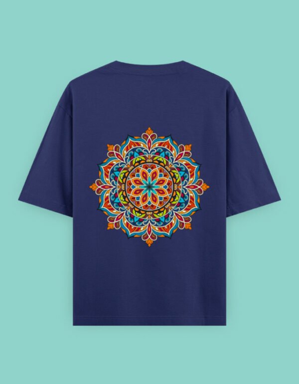 Navratri Theme Krishna Unisex Oversized Classic T-Shirt - Image 18