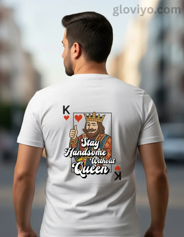 Men Break Up Half Sleeve T-shirt