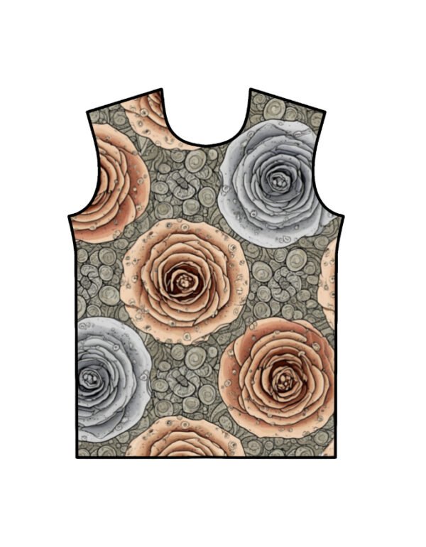 Rose Black Artefact Men AOP T-Shirt - Image 3