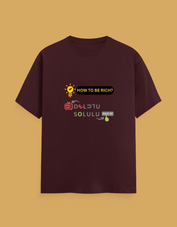 How to be Rich T-Shirt - Image 8