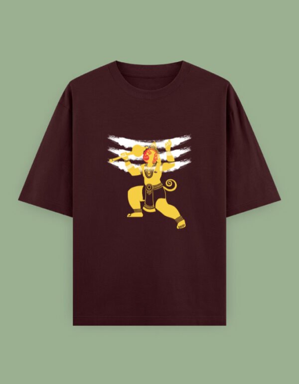 Shiv Bajrangi Unisex Oversized Classic T-Shirt - Image 8