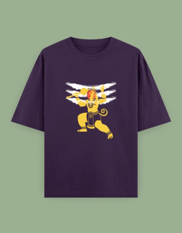 Shiv Bajrangi Unisex Oversized Classic T-Shirt - Image 9