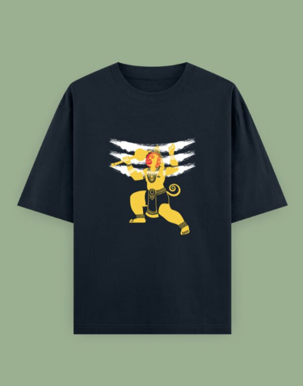 Shiv Bajrangi Unisex Oversized Classic T-Shirt - Image 5