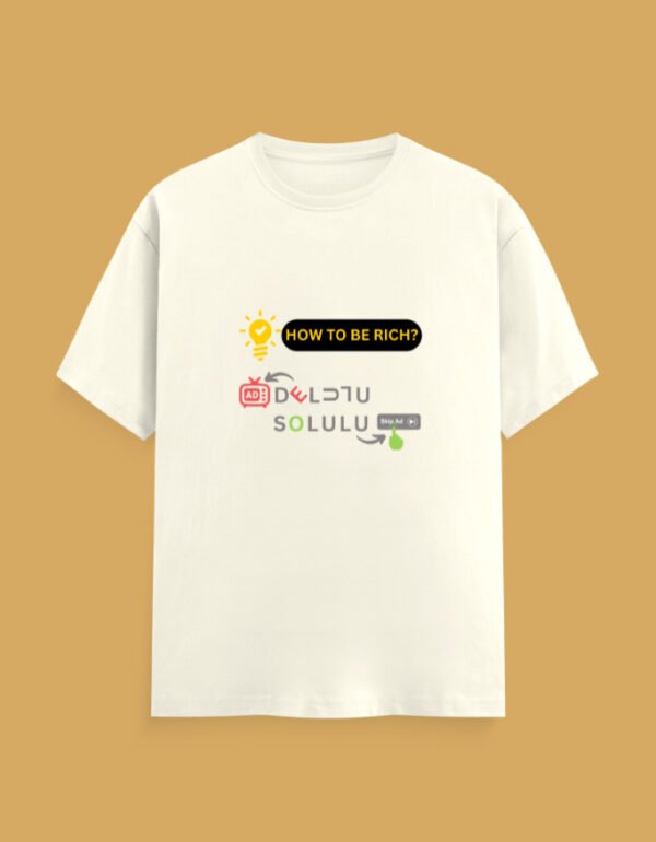 How to be Rich T-Shirt - Image 7