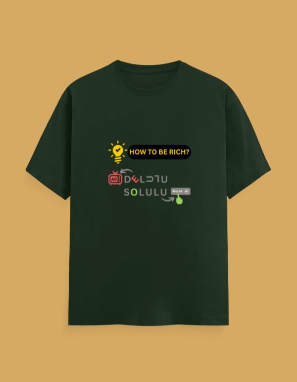 How to be Rich T-Shirt - Image 10