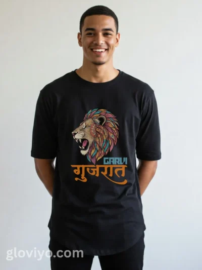 Garvi Guj Longline curved tees