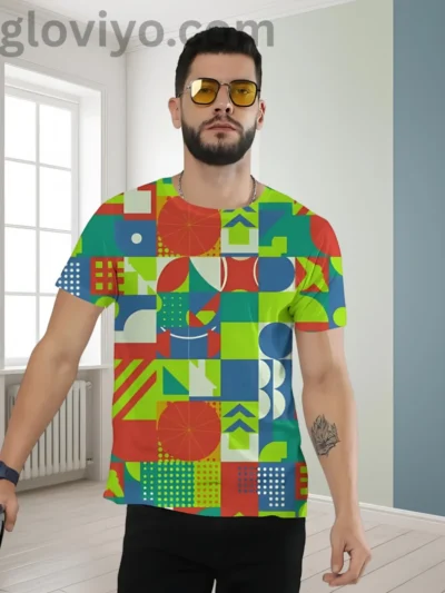 Geophy Green aop Tee