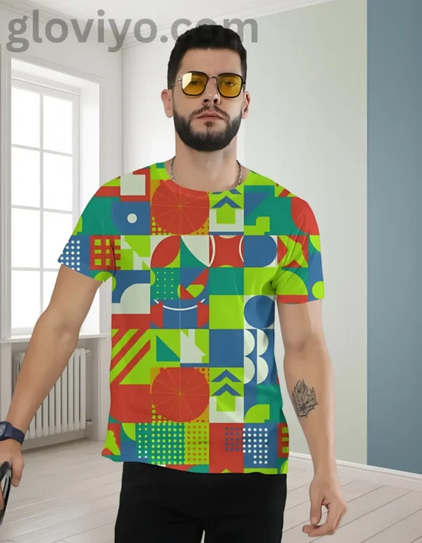 Geophy Green aop Tee