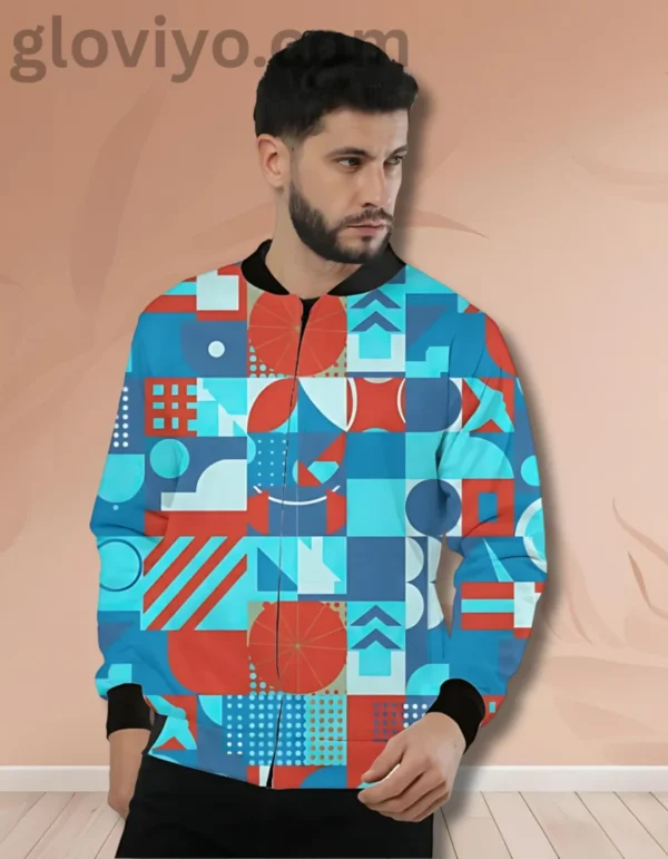Geophy Sky Blue aop Jacket