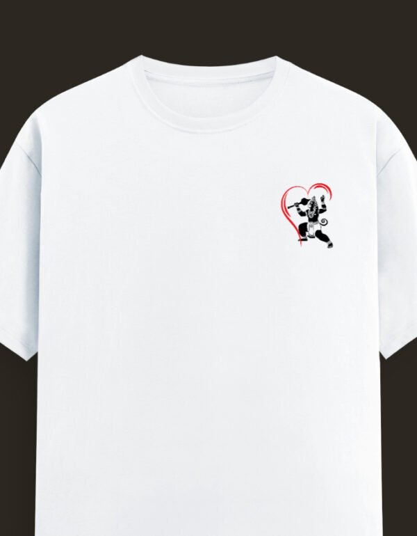 Bajrangi Heart Unisex Classic Crew T-Shirt - Image 9