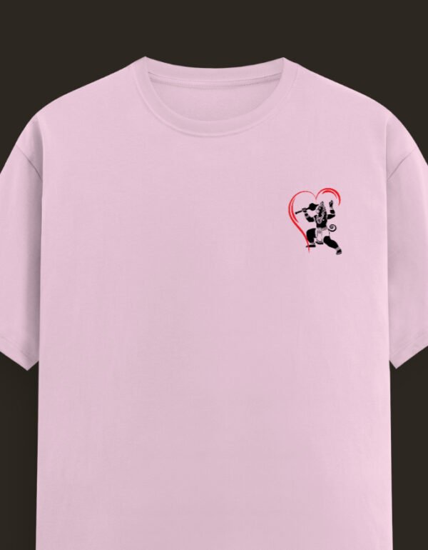 Bajrangi Heart Unisex Classic Crew T-Shirt - Image 7