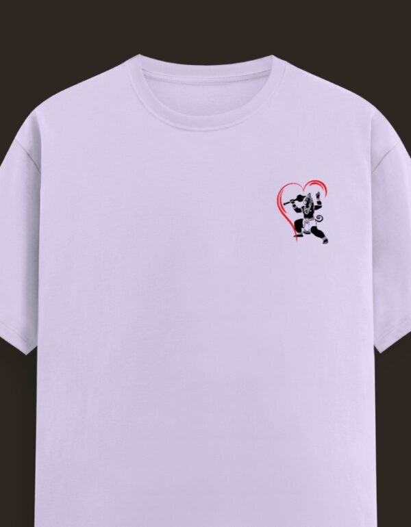 Bajrangi Heart Unisex Classic Crew T-Shirt - Image 6