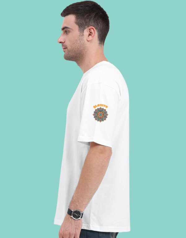 Navratri Theme Krishna Unisex Oversized Classic T-Shirt - Image 25