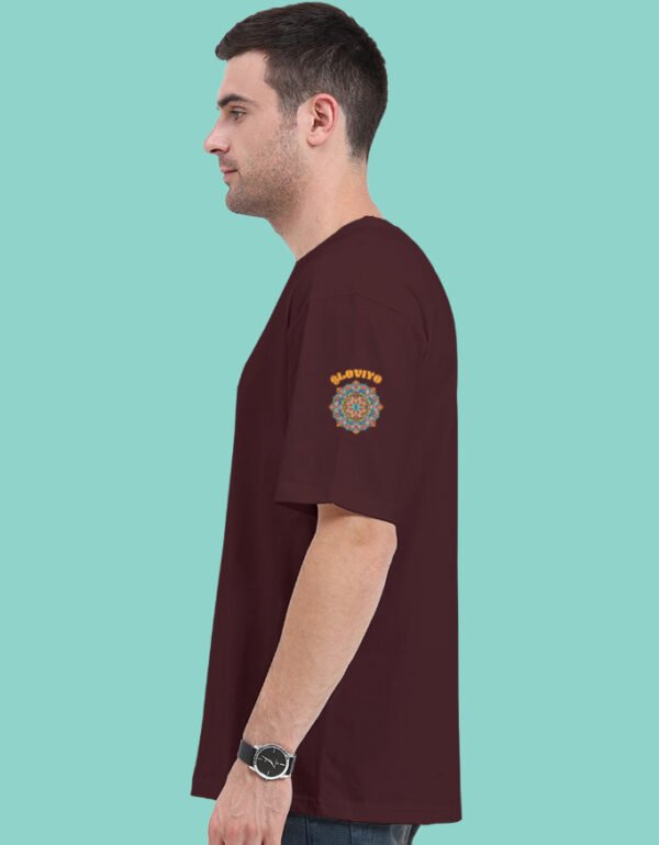 Navratri Theme Krishna Unisex Oversized Classic T-Shirt - Image 14