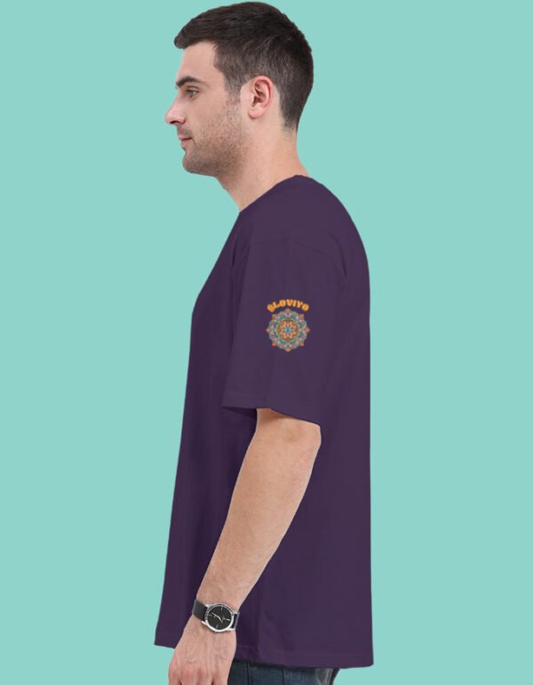 Navratri Theme Krishna Unisex Oversized Classic T-Shirt - Image 11