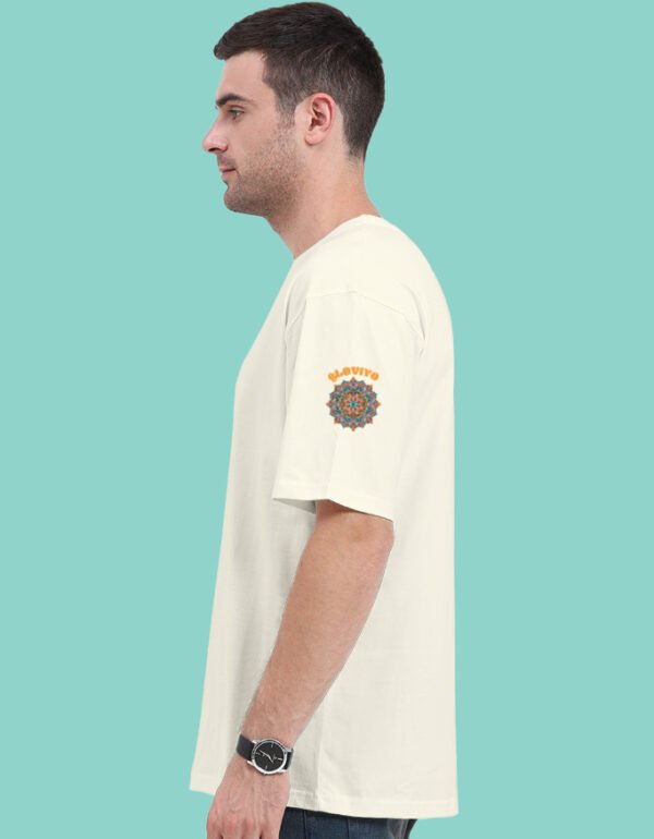 Navratri Theme Krishna Unisex Oversized Classic T-Shirt - Image 7