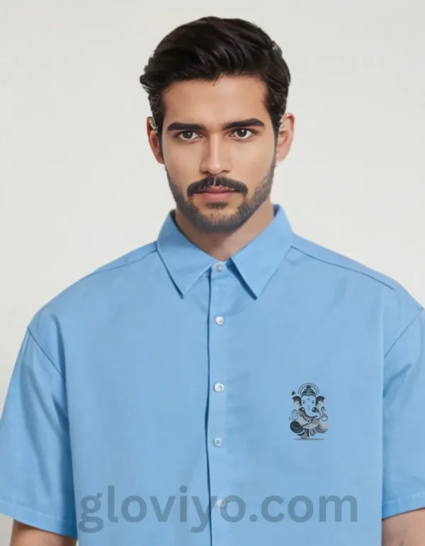 Plain Ganesha Oversize Shirt