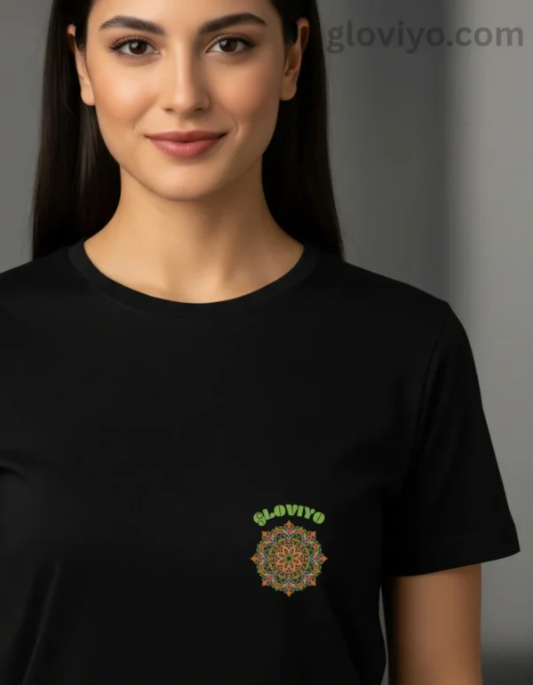Radha Krishna Garba Uni Black Front