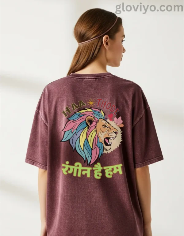 Rangeen Maroon Back