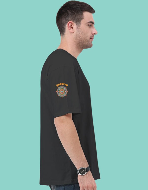 Navratri Theme Krishna Unisex Oversized Classic T-Shirt - Image 22