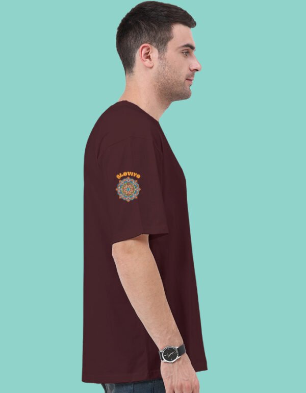 Navratri Theme Krishna Unisex Oversized Classic T-Shirt - Image 13
