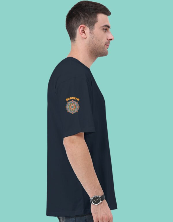Navratri Theme Krishna Unisex Oversized Classic T-Shirt - Image 19