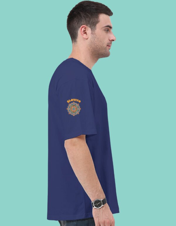 Navratri Theme Krishna Unisex Oversized Classic T-Shirt - Image 16