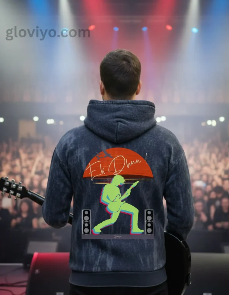 Guitar Lover Unisex Acid Wash Hoodie