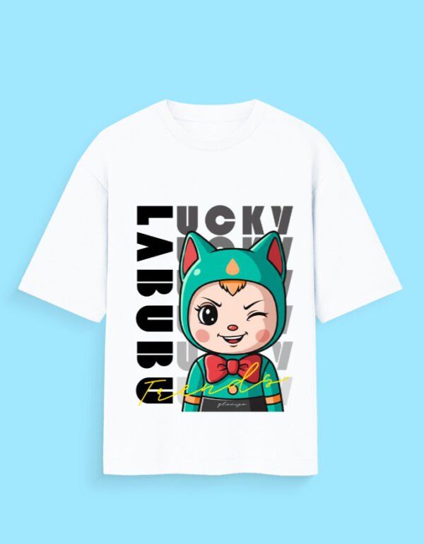 Lucky Labubu Doll Oversized Unisex Standard T-Shirt - Image 11