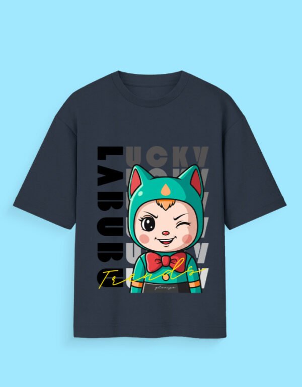 Lucky Labubu Doll Oversized Unisex Standard T-Shirt - Image 9