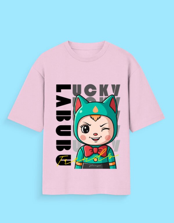 Lucky Labubu Doll Oversized Unisex Standard T-Shirt - Image 7